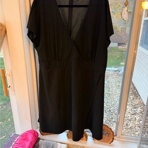 Rosanna Black V-Neck Dress